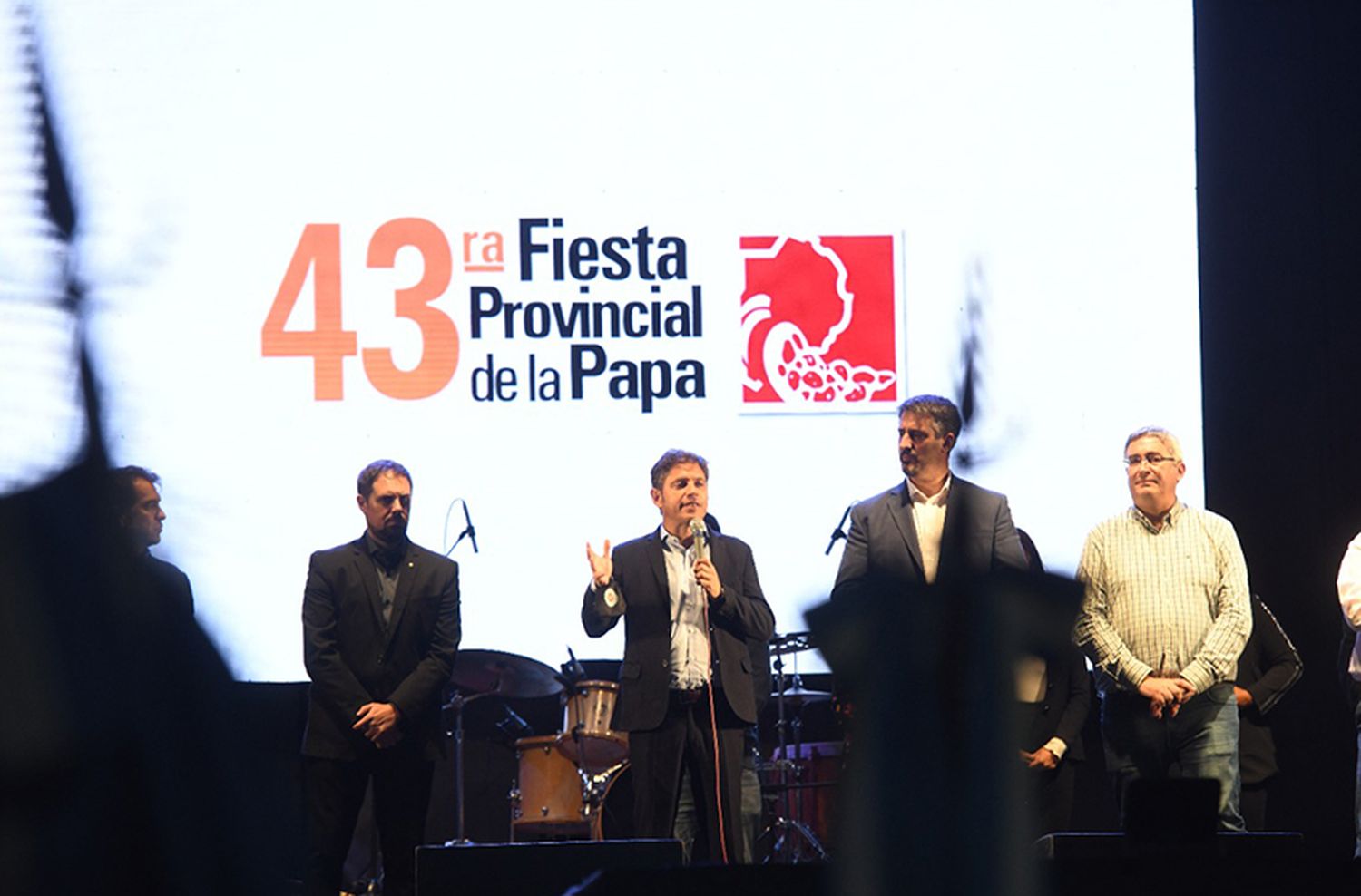 Kicillof participó de la apertura de la 43° Fiesta Provincial de la Papa y el Agricultor