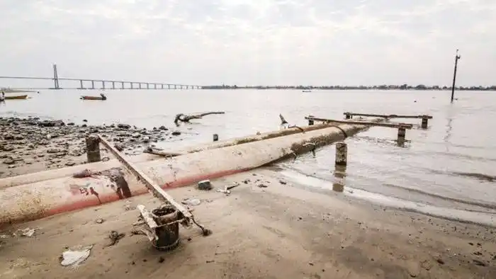 El río Paraná cierra el año con bajantes  históricas en Entre Ríos