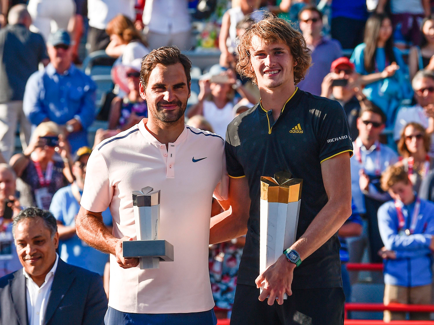 Zverev sorprendió a Federer