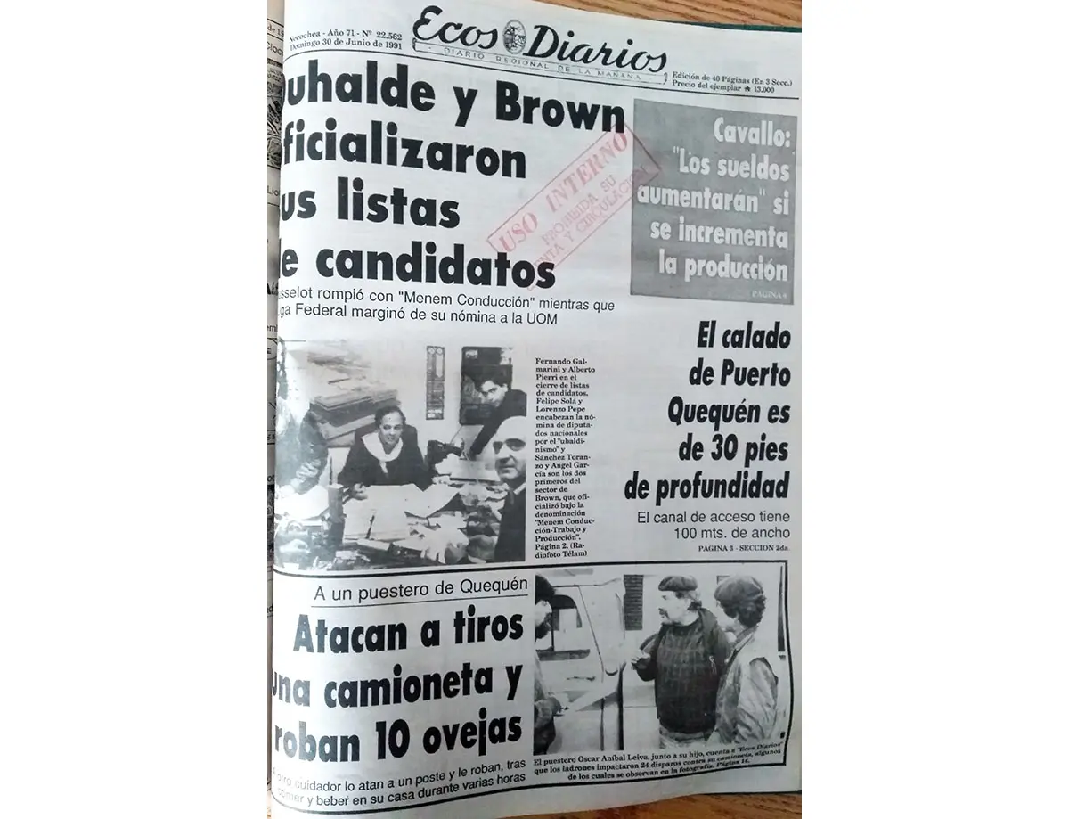 Domingo 30 de junio de 1991