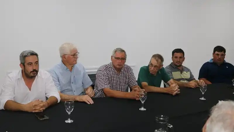 El encuentro de la filial local de la Federación Agraria Argentina (FAA) en Larroque.