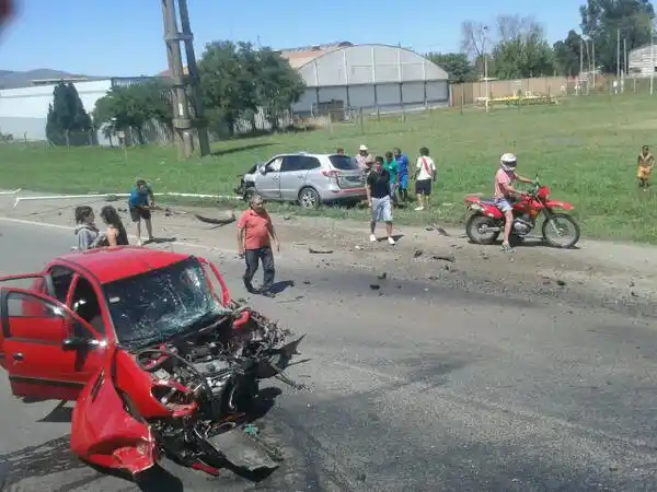 Tandil: Un herido tras choque frontal en Ruta 26