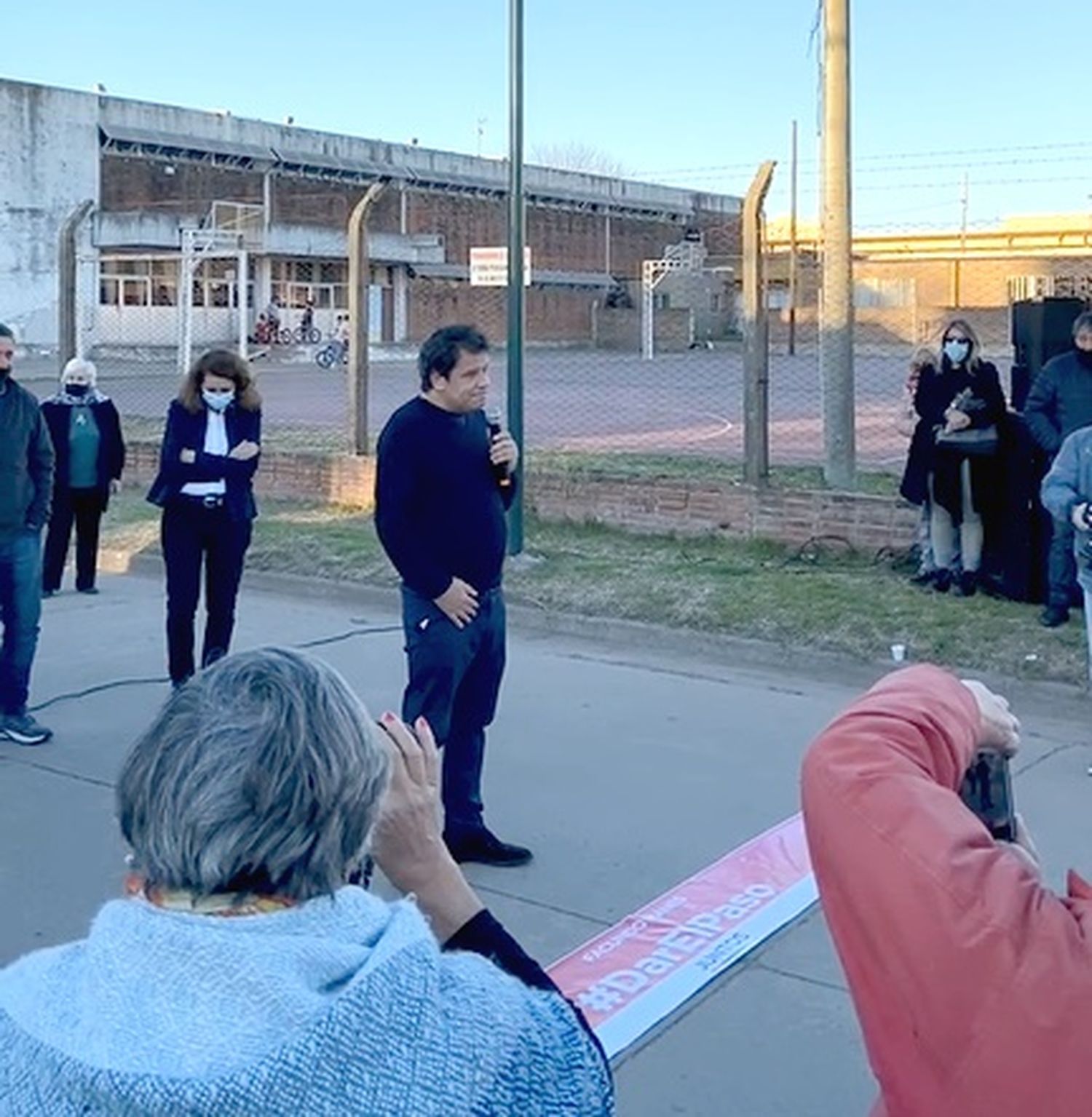 Manes en Salto: "En estos meses me dijeron que no me meta en la política, que no me comprometa y acá estoy"