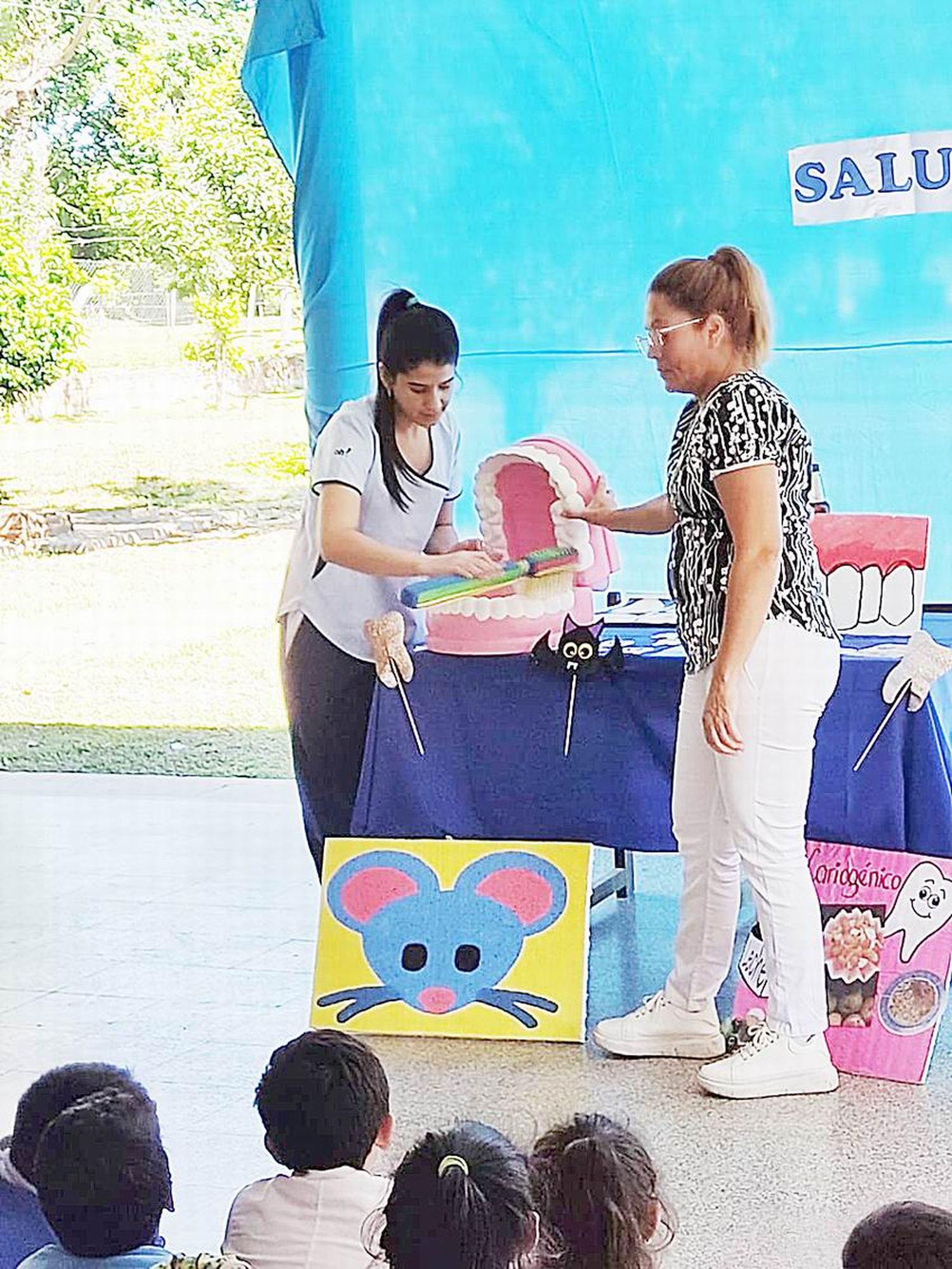 En las escuelas y jardines del interior siguen
promoviendo la buena salud bucodental