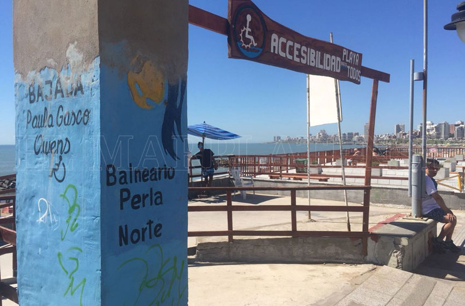Adecuarán en los próximos días el acceso a la playa de discapacidad