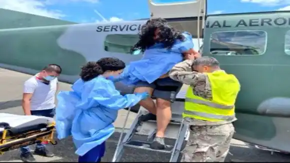 A PUNTO DE PARIR rescatan a una joven venezolana en la selva del Darién