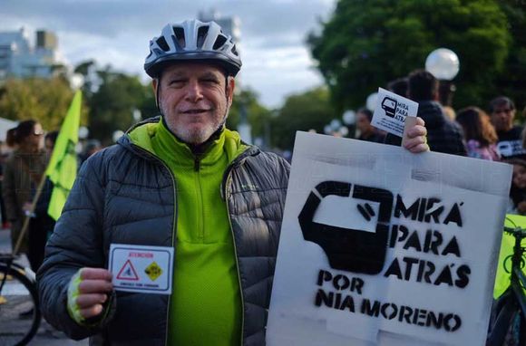 Realizaron una movilización por Nía Moreno