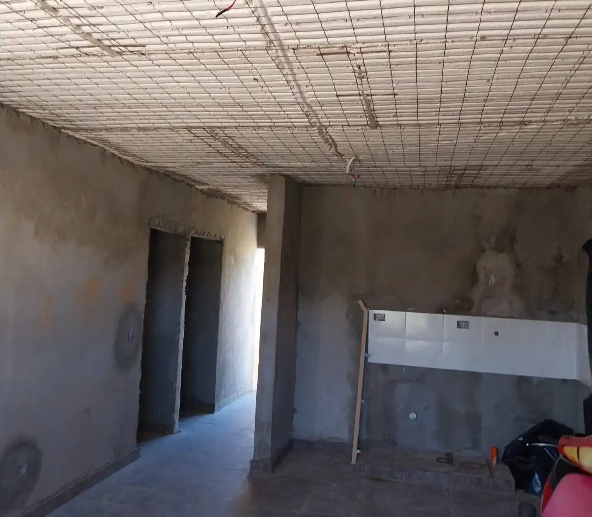 Asì estaba la casa de David Castañares a pocos dìas de la ocupaciòn, no tenìa las condiciones que necesita un discapacitado.