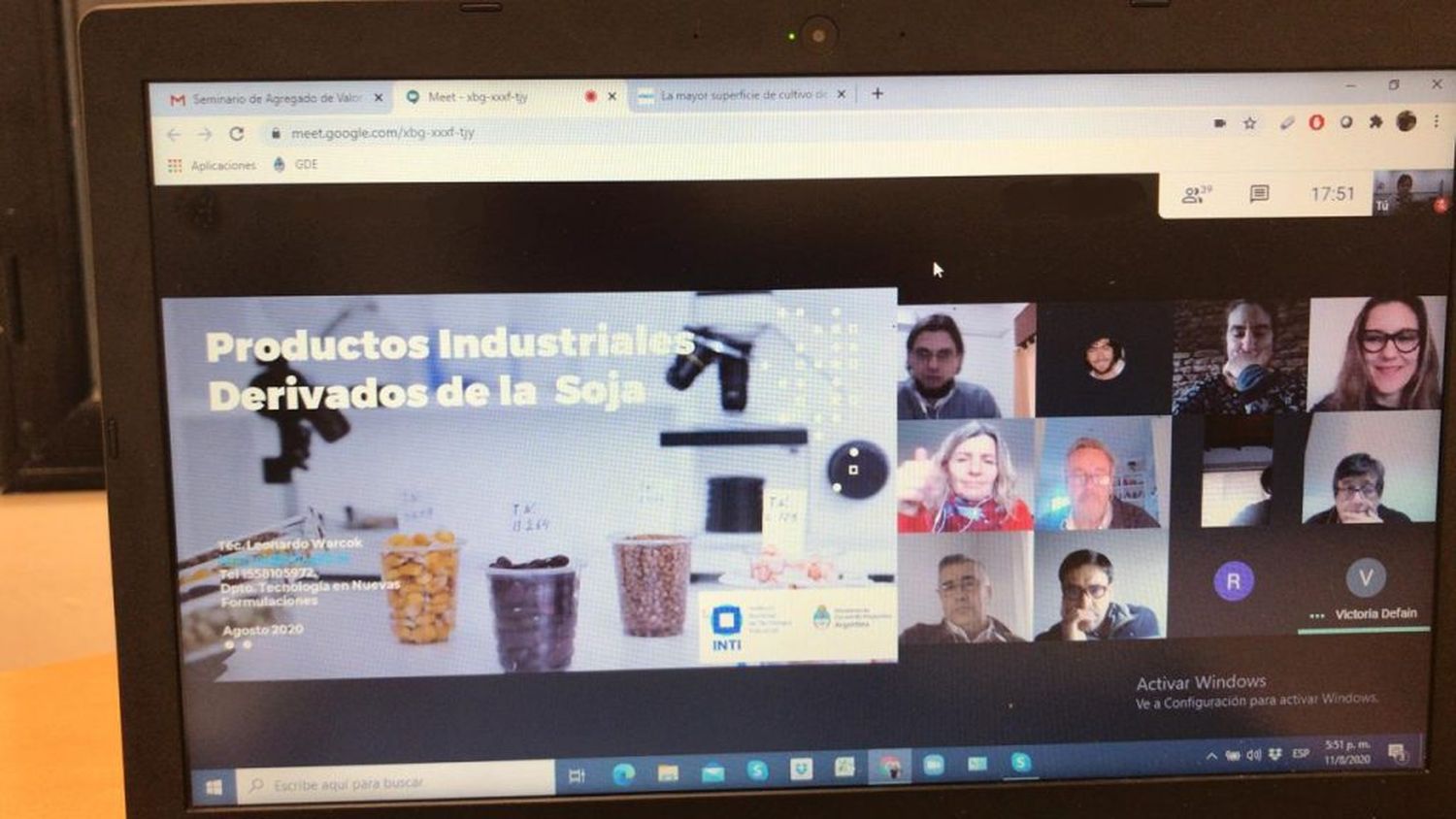 Se realizó un seminario sobre productos industriales derivados de la soja