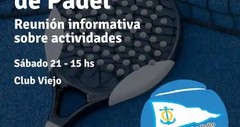 La Subcomisión de Pádel de Náutico invita a reunión informativa