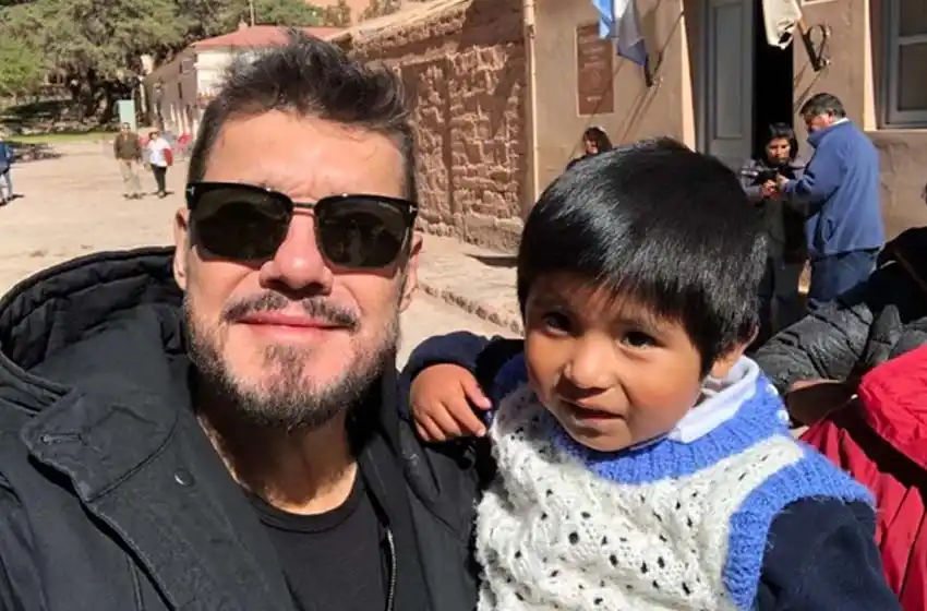 El viaje de Tinelli por el norte argentino provocó una polémica política