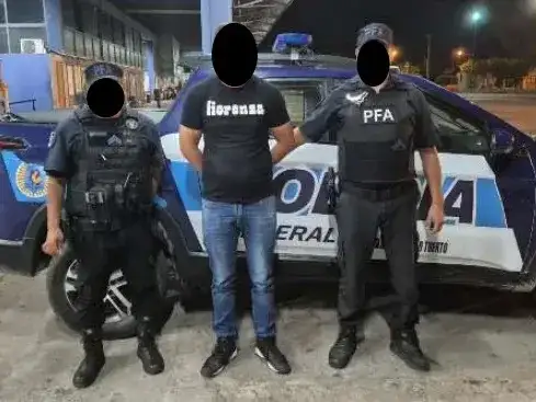 El hombre tenía pedido de captura desde 2019. Foto: Gentileza PFA