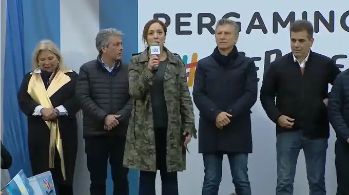 Macri y Vidal en Pergamino con la marcha #SíSePuede, un distrito donde ganó las PASO
