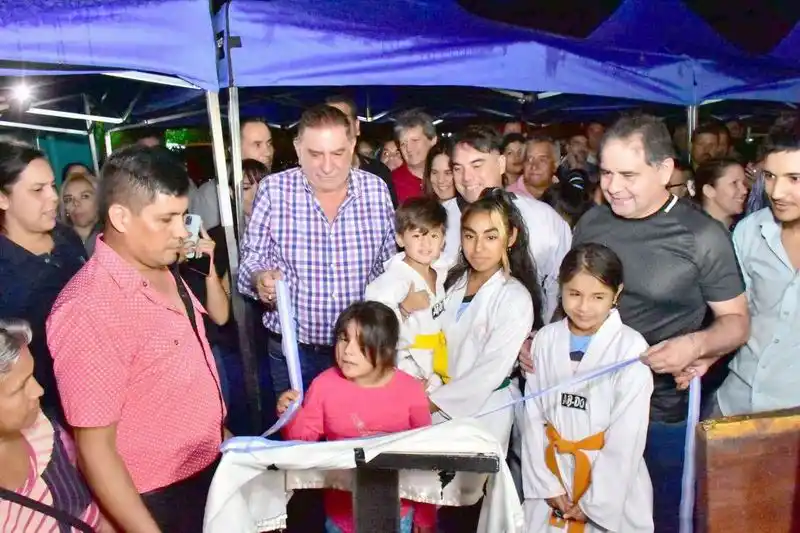 Jofré destacó la gestión del gobernador en
la transformación del barrio San Antonio