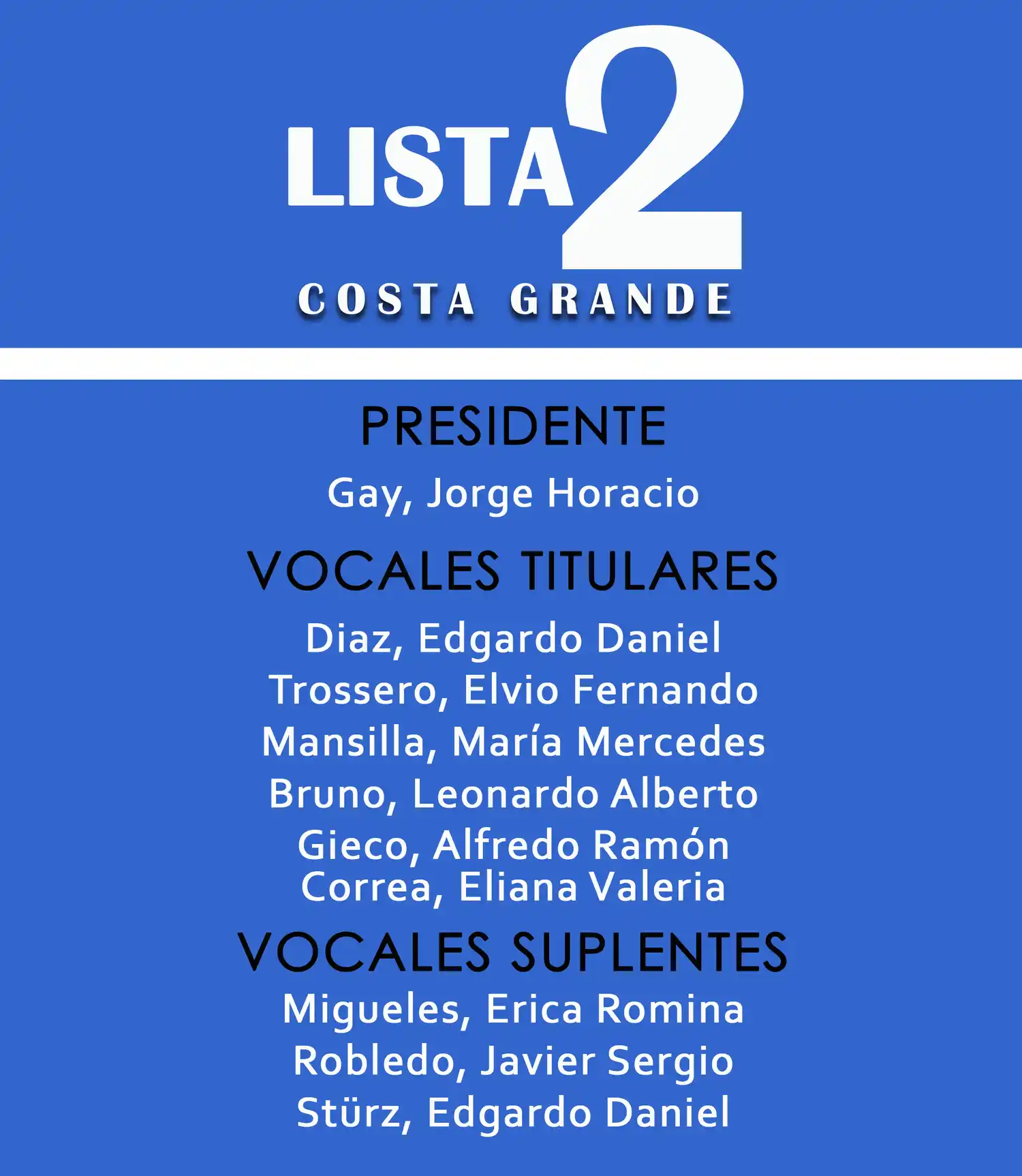 En Costa Grande oficializaron la presentación de la lista de Vecinos Aliados