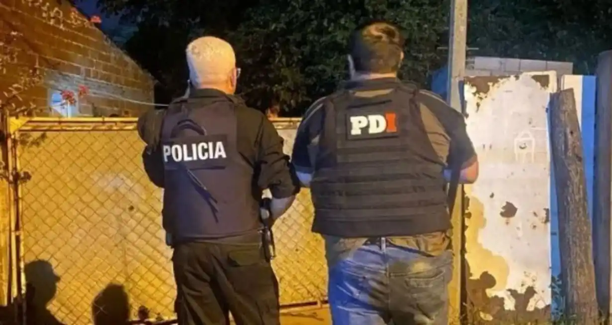 Hallaron casi 10 kilos de marihuana y detuvieron a dos personas en allanamientos de la PDI
