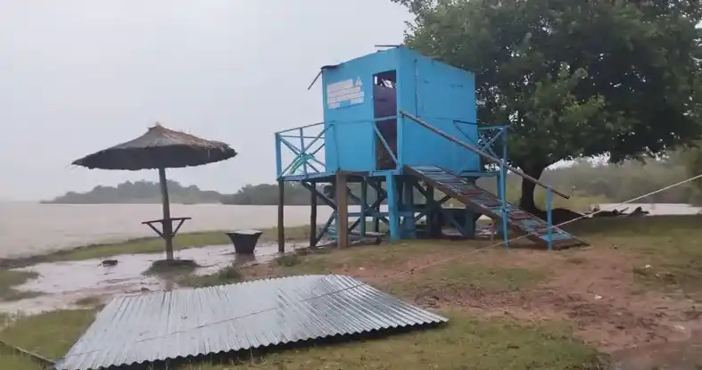 Un fuerte temporal causó importantes daños