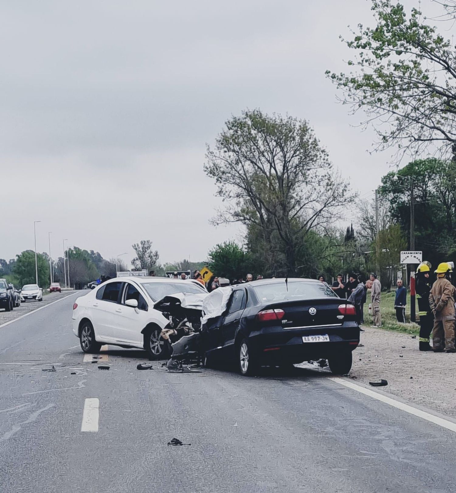 Choque fatal en la ruta 34 a la altura de Ibarlucea: una persona murió y otras dos resultaron heridas