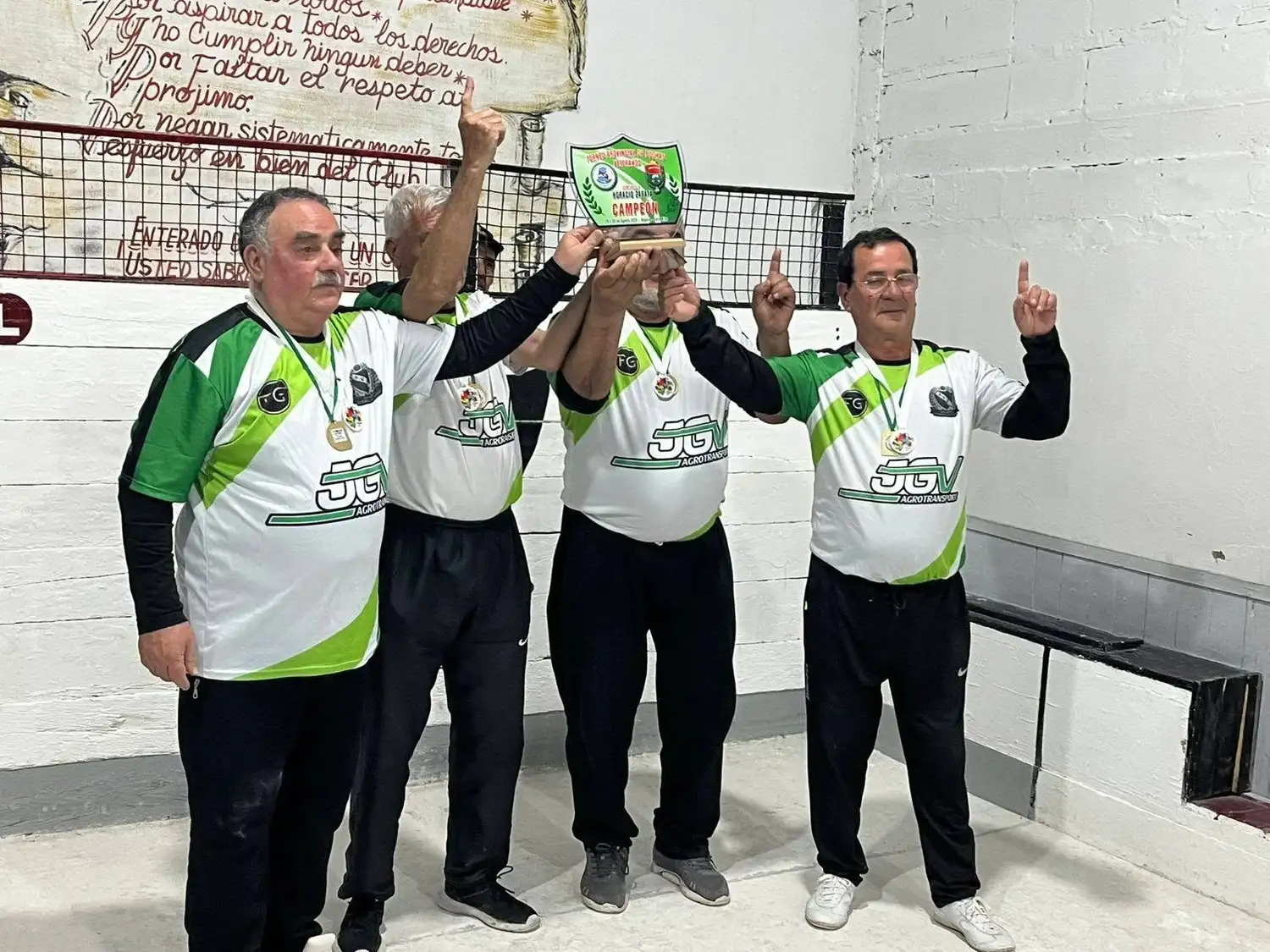 Nogoyá vivió un gran Provincial de Bochas de Veteranos