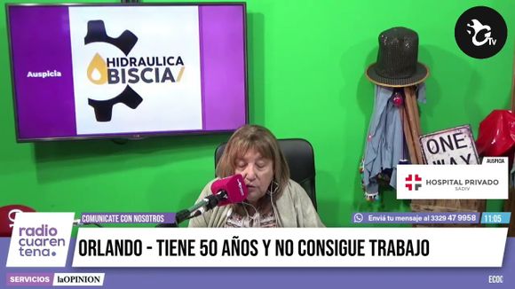 Orlando tiene 50 años y no consigue trabajo: “No te toman en ningún lugar”