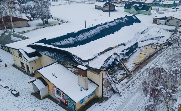 Un fuerte temporal de nieve azota a la Patagonia