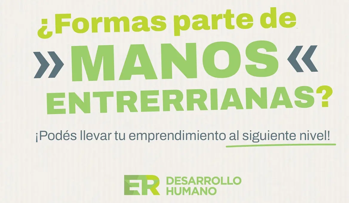 Desarrollo Humano financia proyectos de emprendedores de Manos Entrerrianas