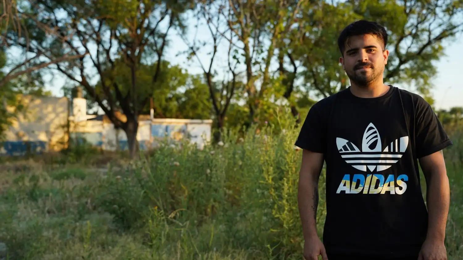 Maxi en lo que era la canchita de Barrio