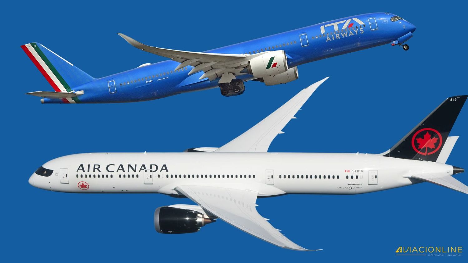 Air Canada e ITA Airways implementan acuerdo de código compartido