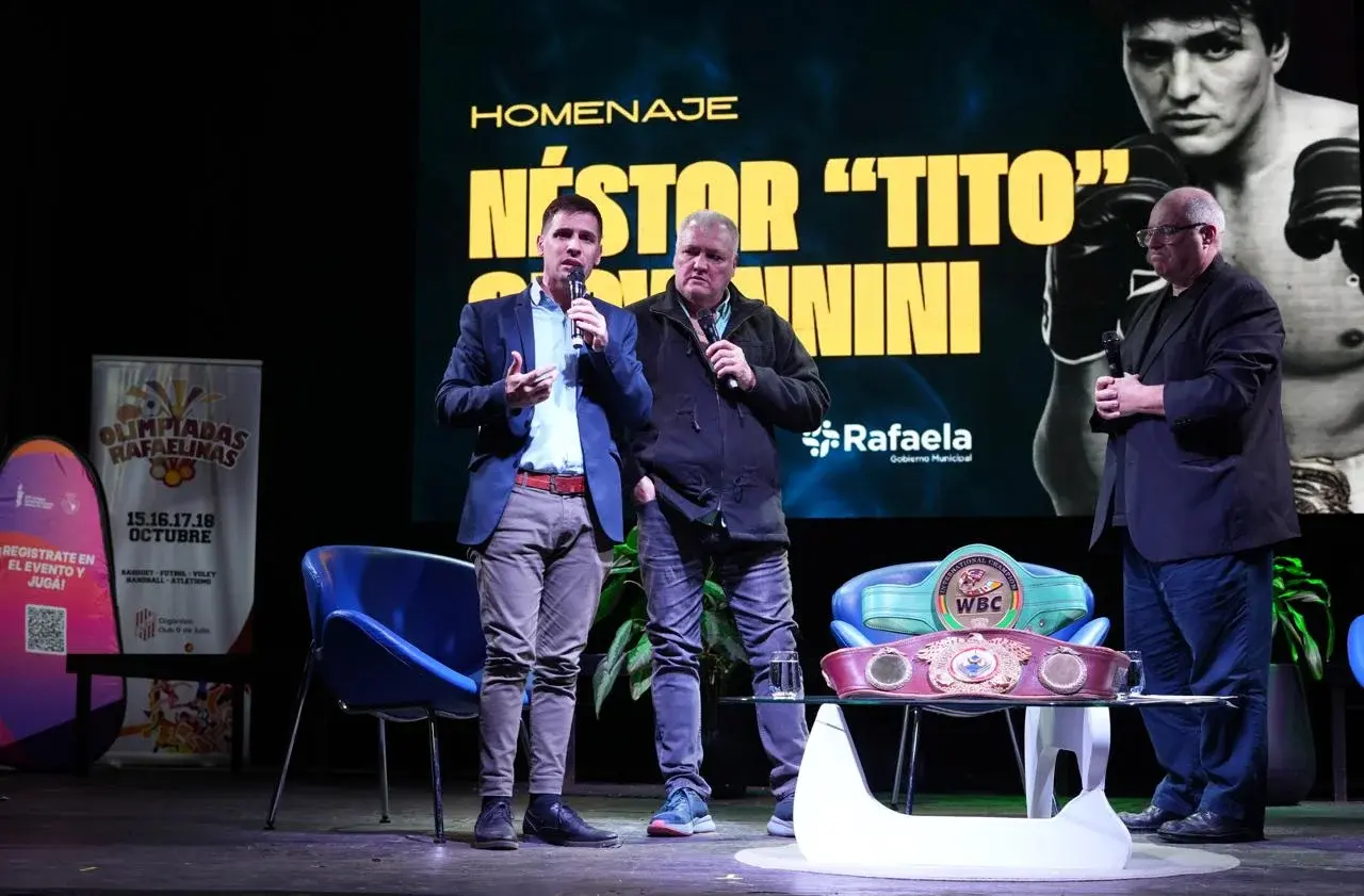 Rafaela homenajeó a Néstor “Tito” Giovannini, el campeón que llevó el nombre de la ciudad a lo más alto