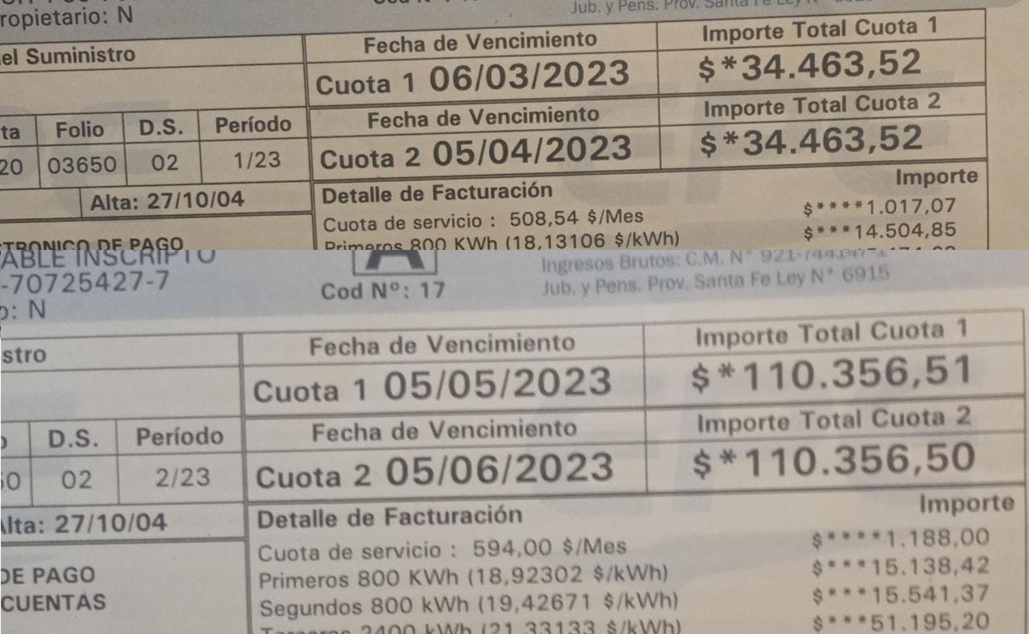 Baja la tarifa de energía a 427.368 hogares de la provincia de Santa Fe