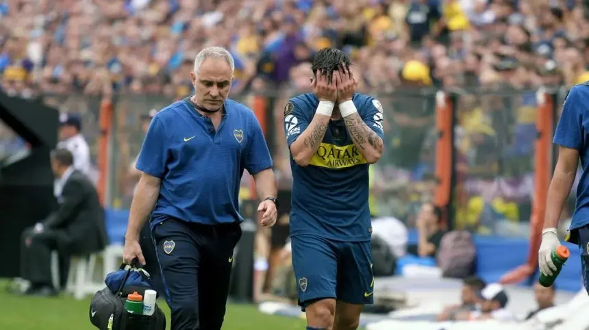Cristian Pavón se desgarró y se perderá la revancha contra River