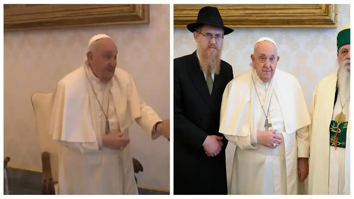 Papa FRANCISCO se cae y le inmovilizan un brazo: «no sufrió fractura» dice el Vaticano (+Video)