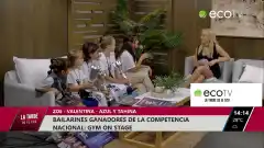 Bailarines ganadores de la competencia nacional: Gym On Stage