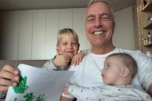 “Me hacen muy feliz”: la emotiva sorpresa que le prepararon Mirko y Milenka a Marley por el Día del Padre