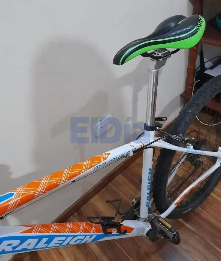 Dejó la bici atada mientras trabajaba y le robaron el asiento: tres jóvenes fueron captados por las cámaras