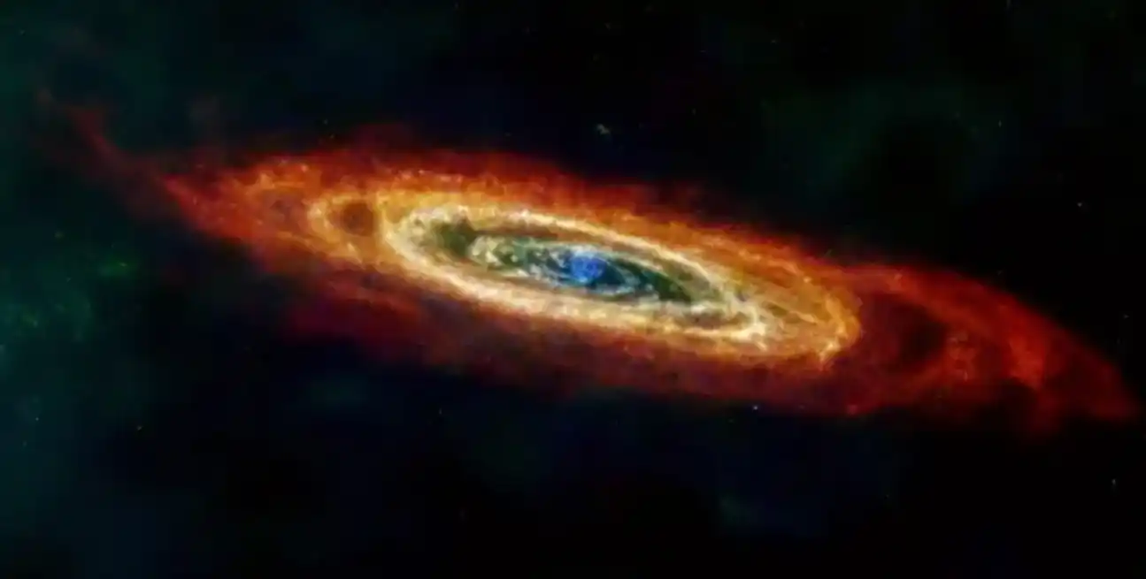 La Galaxia de Andrómeda parece una nube, pero es en realidad una especie de "ciudad de estrellas".