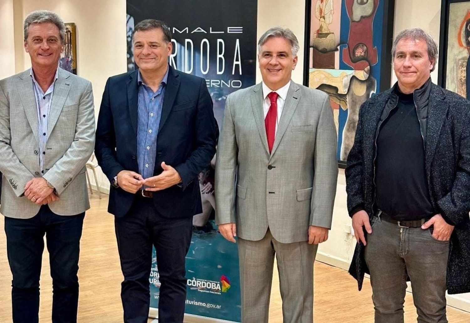 El gobernador Martín Llaryora participó de la actividad, junto al presidente de la Agencia Córdoba Turismo, Darío Capitani.