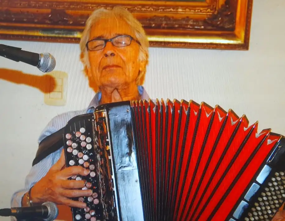 Raúl Barboza en el Club Social, diciembre de 2023