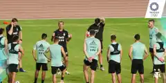 La selección olímpica, en Tokio