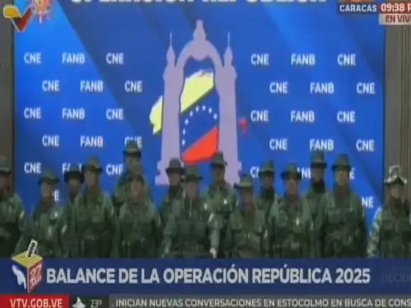 "La Operación República fue todo un éxito y no hubo hechos que lamentar": Padrino López
