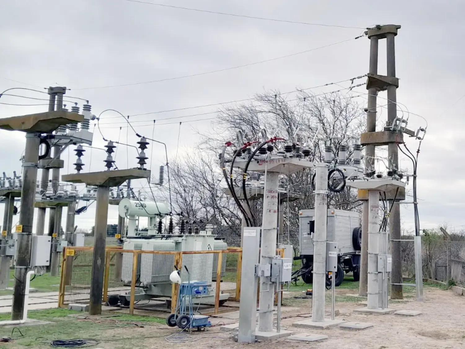 Enersa mejora el abastecimiento eléctrico en la zona rural