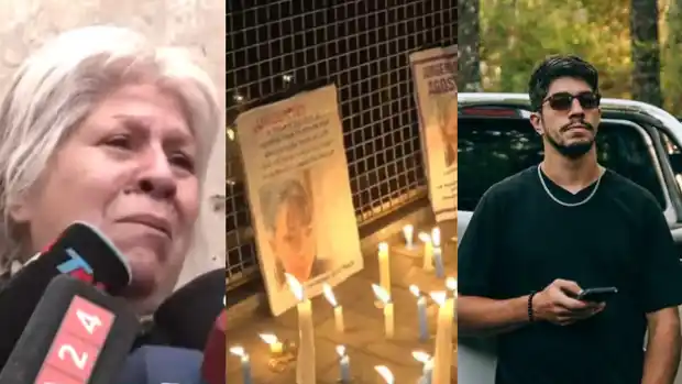 La madre de Claudio Barrelier volvió a pedir disculpas ante los medios Fotos: Agencia NA - Redes sociales