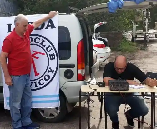 Miembros del Radio Club intervinieron en un simulacro