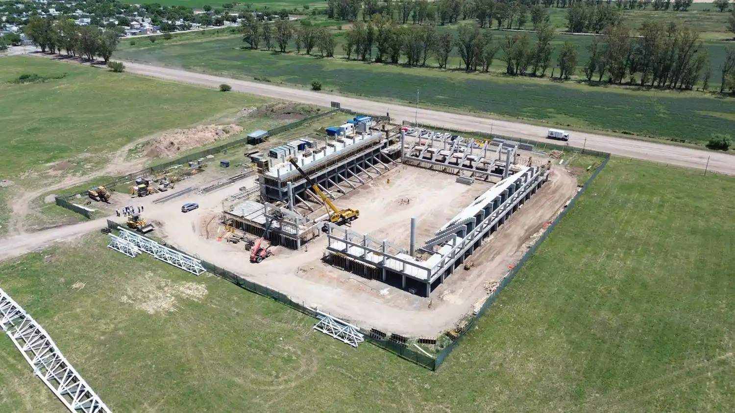 Juegos Suramericanos: el nuevo Microestadio de Rafaela ya superó el 30 % de su construcción