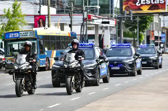 Vicente López: El municipio incorporó nuevas patrulleros de última generación para seguridad