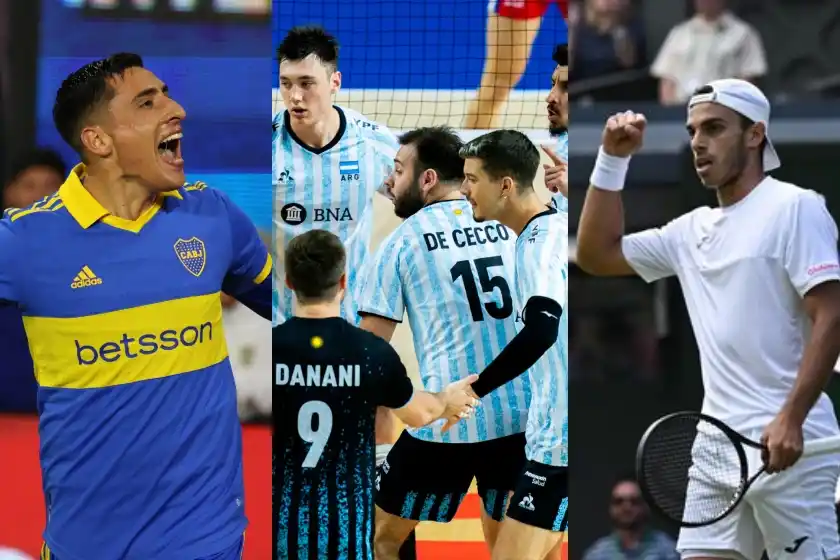 Liga Profesional, Wimbledon y juega la Selección Argentina de vóley: la agenda deportiva de este jueves
