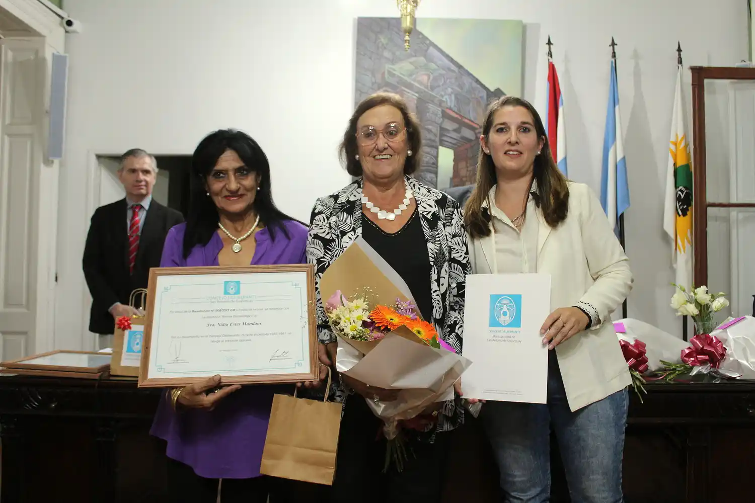 Se reconoció a las primeras cuatro concejales desde 1983