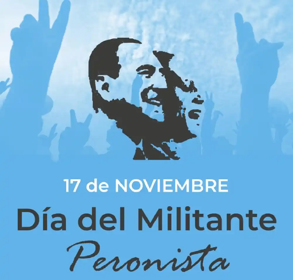 Hoy se celebra el Día del militante peronista