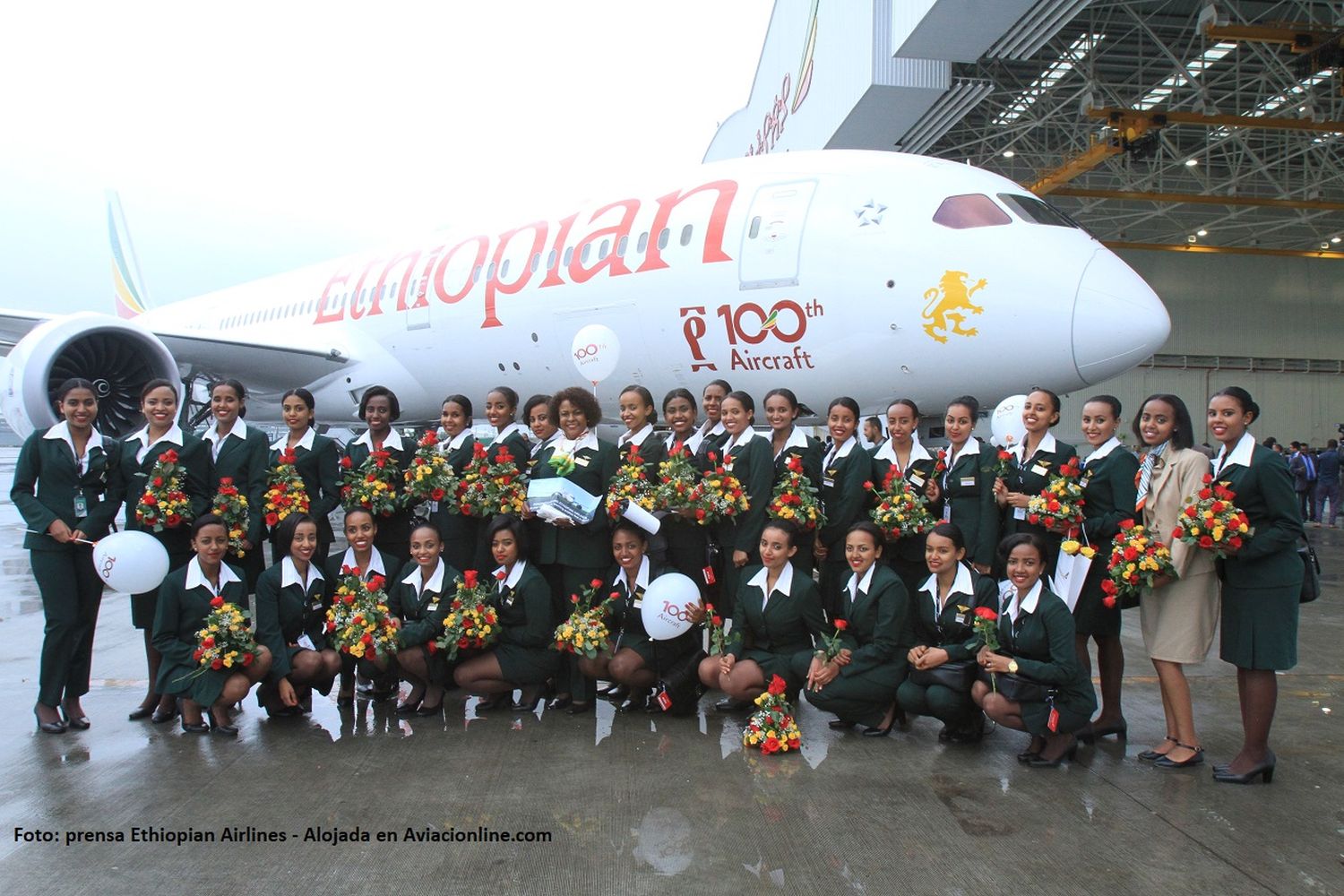 Ethiopian hace historia en África al recibir su aeronave número 100