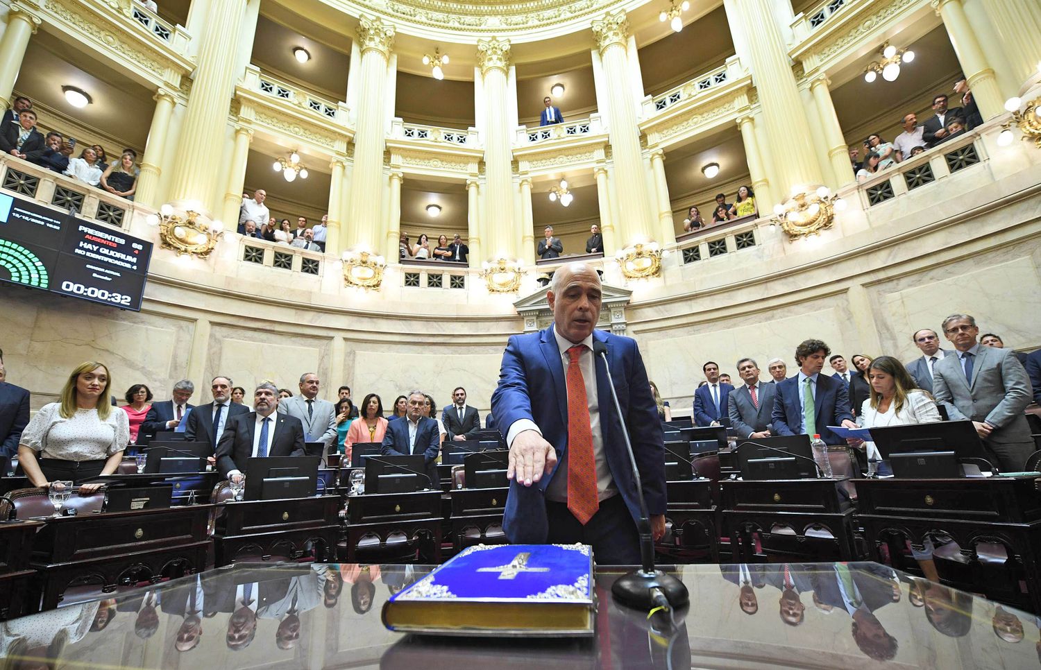 La Libertad Avanza impuso al presidente provisional del Senado